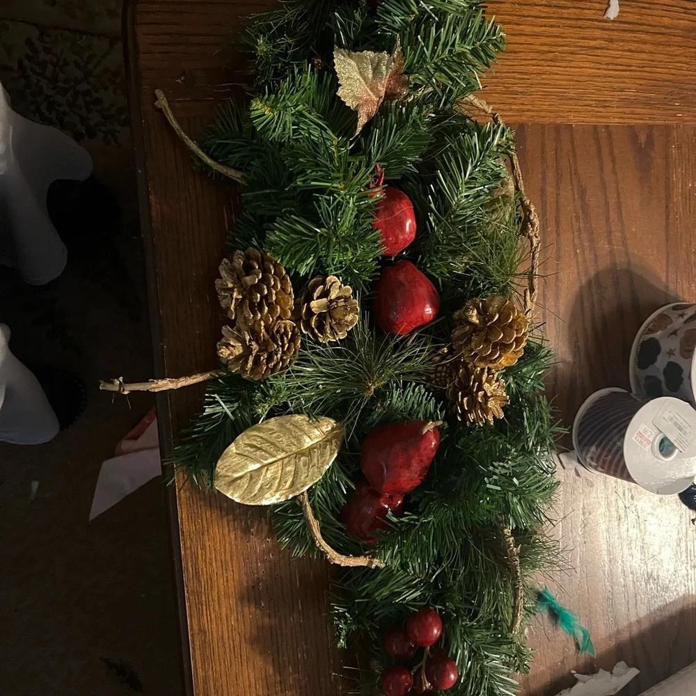Festive Pine and Berry Holiday Decor
